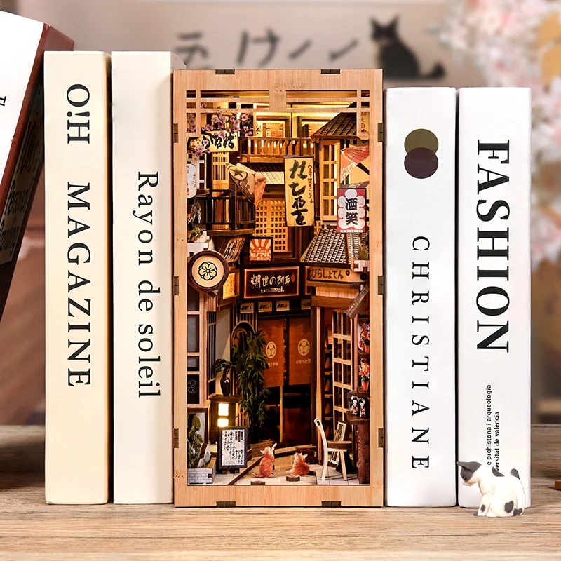 DIY Wooden Japanese Book Nook  - Book Nook Shelf Insert Alley Diy review and price