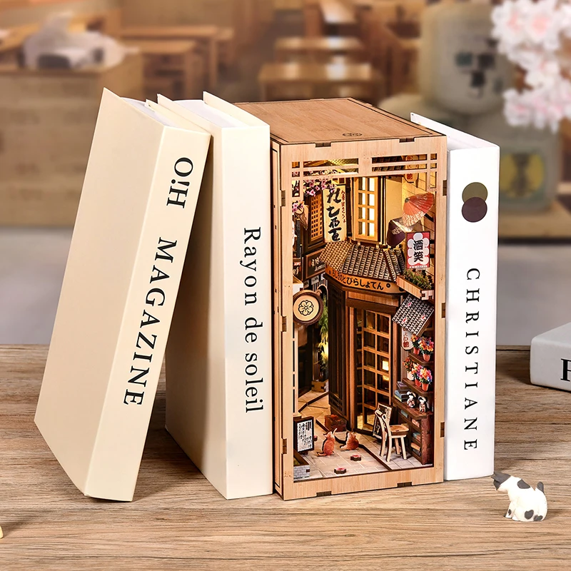 DIY Wooden Japanese Book Nook  - Book Nook Shelf Insert Alley Diy review and price