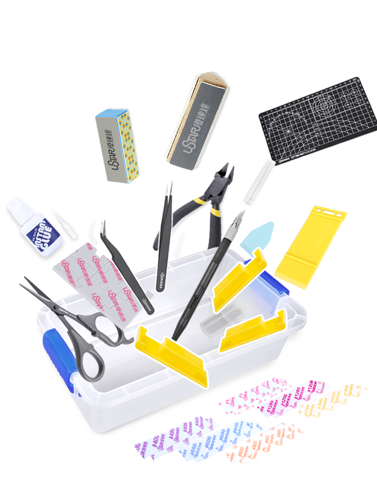 USTAR Basic Tool Kit Pliers Tw - Modeling Tool Kit Tweezers Hobby Knife review and price