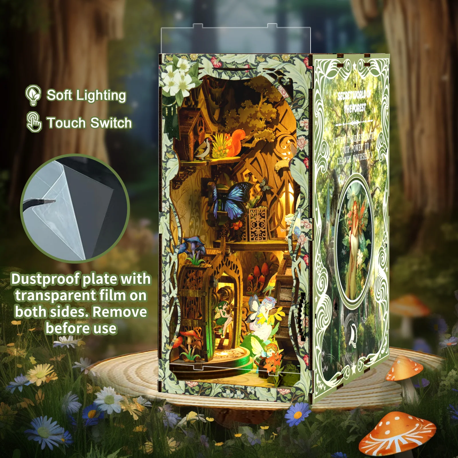 Cool DIY Book Nook Miniature H - Miniature Led Light Kit For Dollhouse review and price