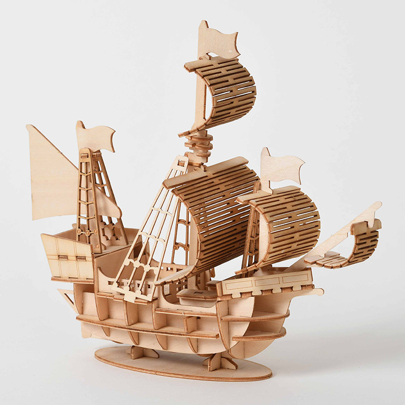 3D Wooden Puzzle DIY Kit - Las - Laser Cut Wooden Model Kit Assembly review and price