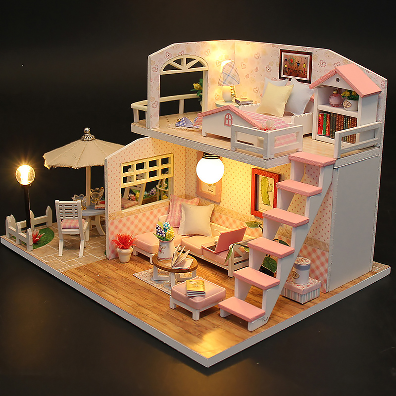 3D Puzzle Building Model Kit W - Miniature Led Light Kit For Dollhouse review and price