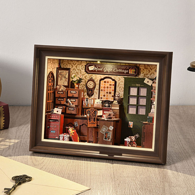 DIY 3D Wooden Book Nook Kit Mi - Miniature Led Light Kit For Dollhouse review and price