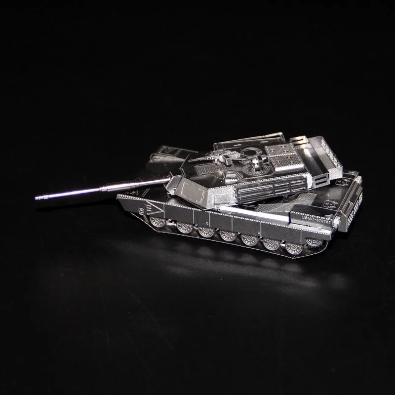 M1 Abrams 3D Metal Puzzle Tank - Metal 3D Puzzle Stainless Model Kit review and price
