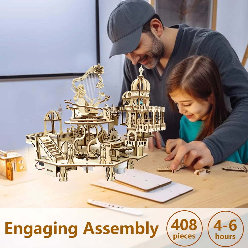 Newest 3D Wooden Puzzle Myster - 3D Wooden Mechanical Puzzle Marble Run review and price