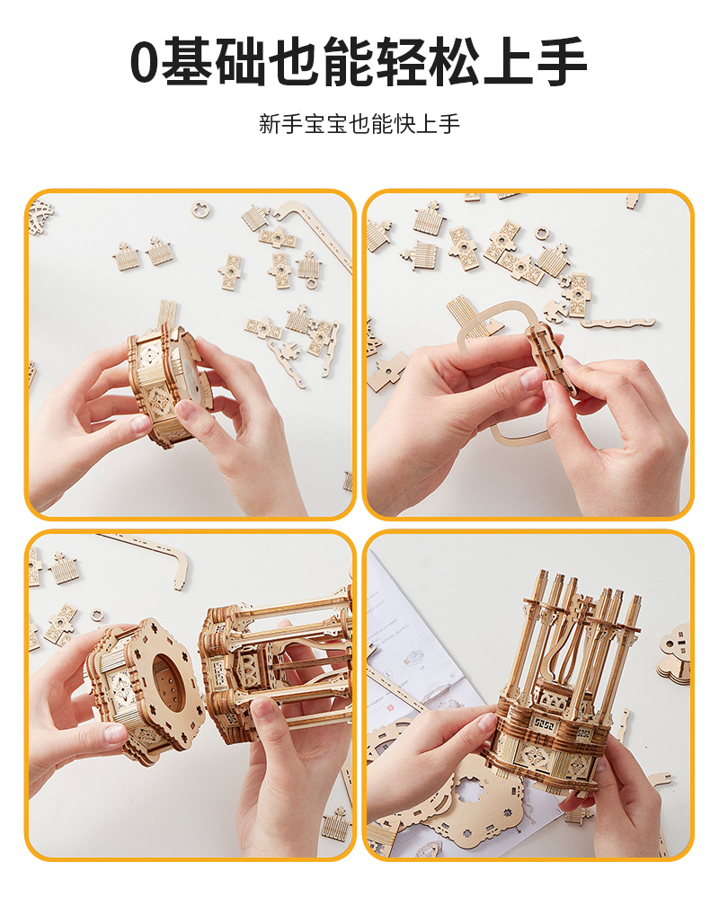 DIY Wooden Owl Pendulum Clock  - Wooden Clock Puzzle Mechanical Pendulum review and price