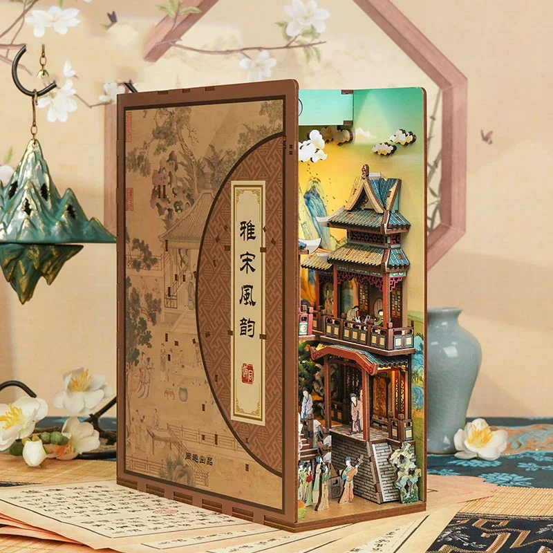 Diy Wooden Book Nook Shelf Ins - Book Nook Shelf Insert Alley Diy review and price