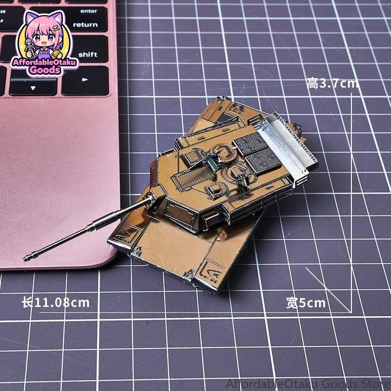 M1 Abrams Main Battle Tank 3D  - Metal 3D Puzzle Stainless Model Kit review and price