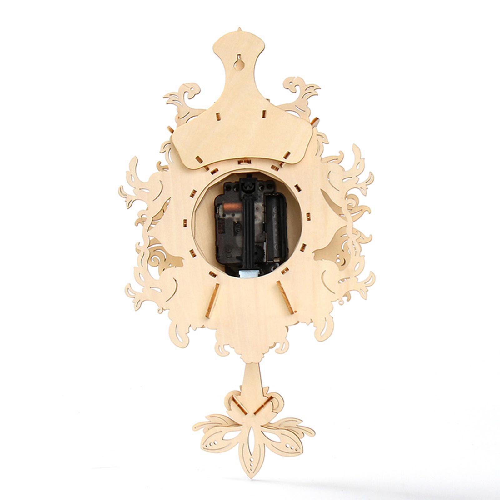 3D Wooden Mechanical Pendulum  - Wooden Clock Puzzle Mechanical Pendulum review and price