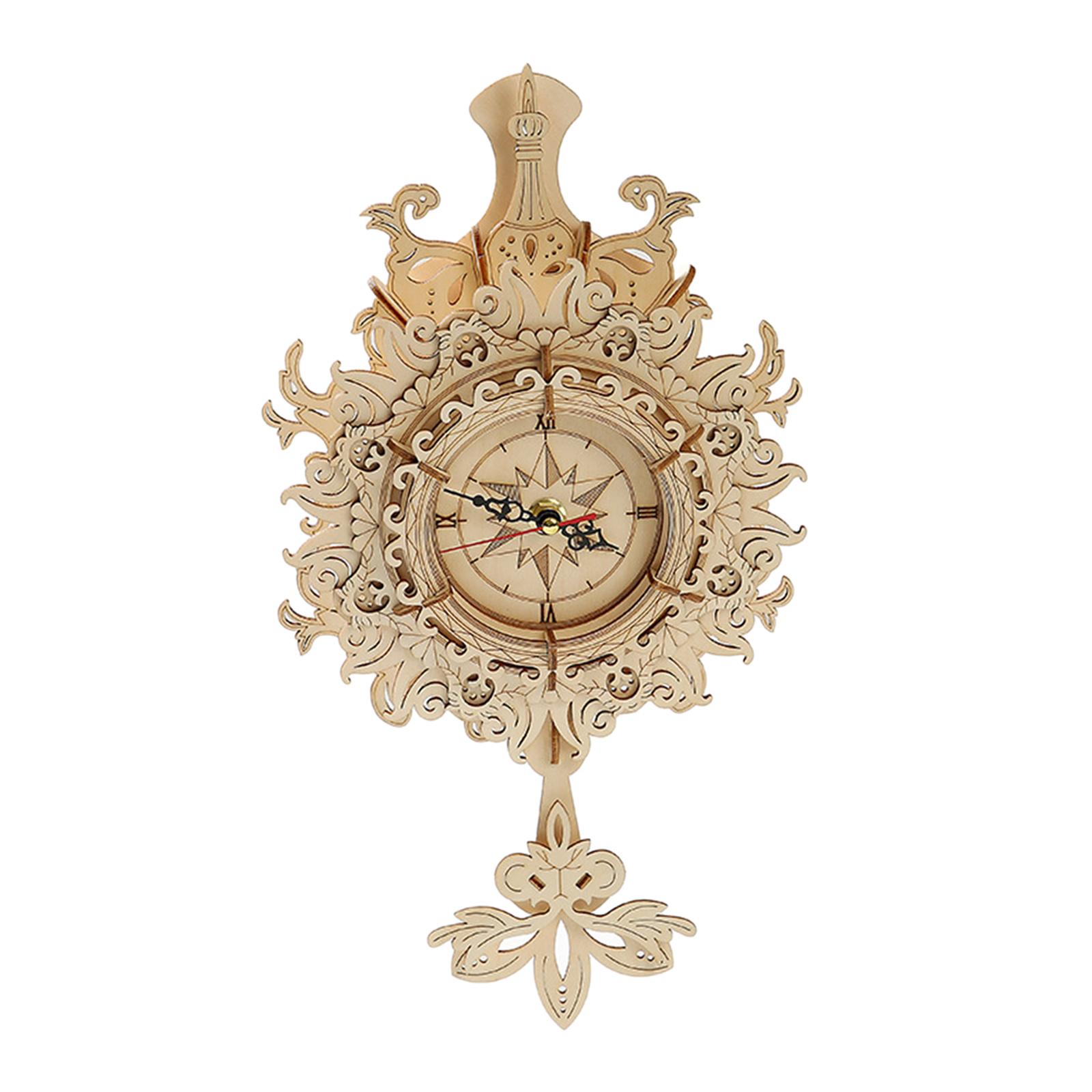 3D Wooden Mechanical Pendulum  - Wooden Clock Puzzle Mechanical Pendulum review and price