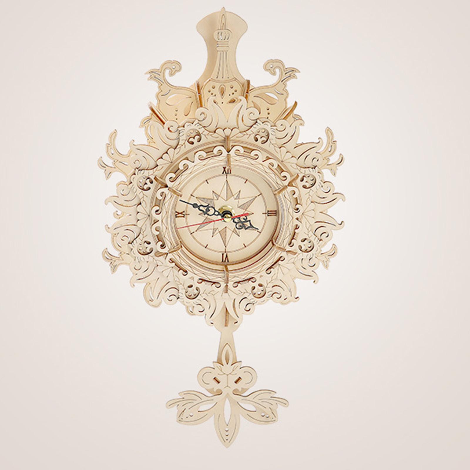 3D Wooden Mechanical Pendulum  - Wooden Clock Puzzle Mechanical Pendulum review and price