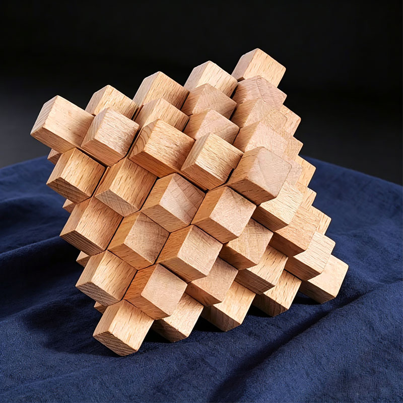 Difficult LuBan Lock Pineapple - 3D Wooden Mechanical Puzzle Marble Run review and price