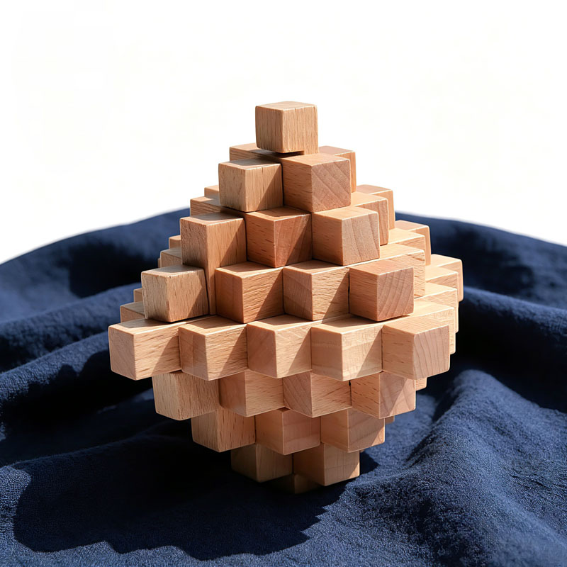 Difficult LuBan Lock Pineapple - 3D Wooden Mechanical Puzzle Marble Run review and price