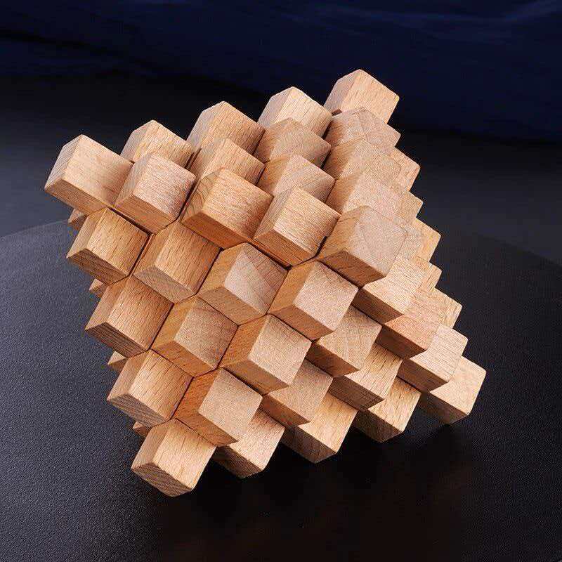 Difficult LuBan Lock Pineapple - 3D Wooden Mechanical Puzzle Marble Run review and price
