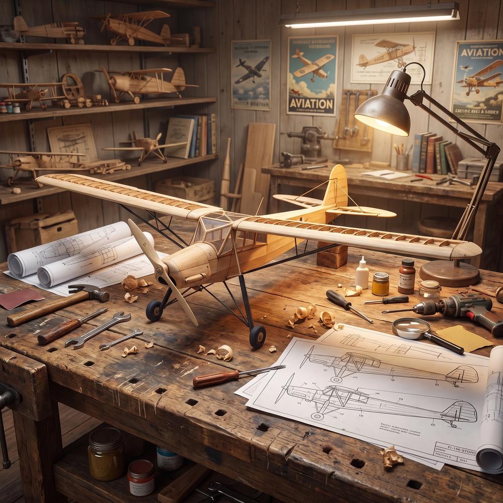 FI-156 500mm Vintage Balsa Woo - Laser Cut Wooden Model Kit Assembly review and price