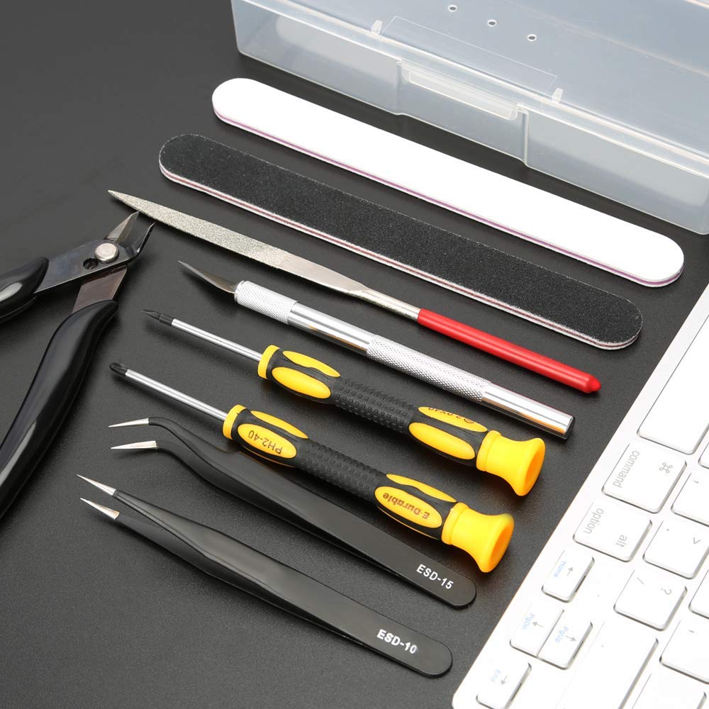16 in 1 Model Building Tool Se - Modeling Tool Kit Tweezers Hobby Knife review and price