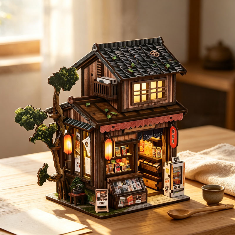 DIY Miniature House Kit 3D Woo - Diy Miniature Dollhouse Kit Book Nook review and price