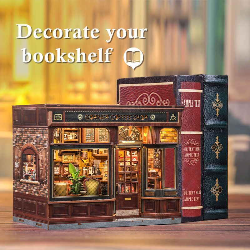 CUTEBEE Wooden Book Nook Dollh - Miniature Led Light Kit For Dollhouse review and price