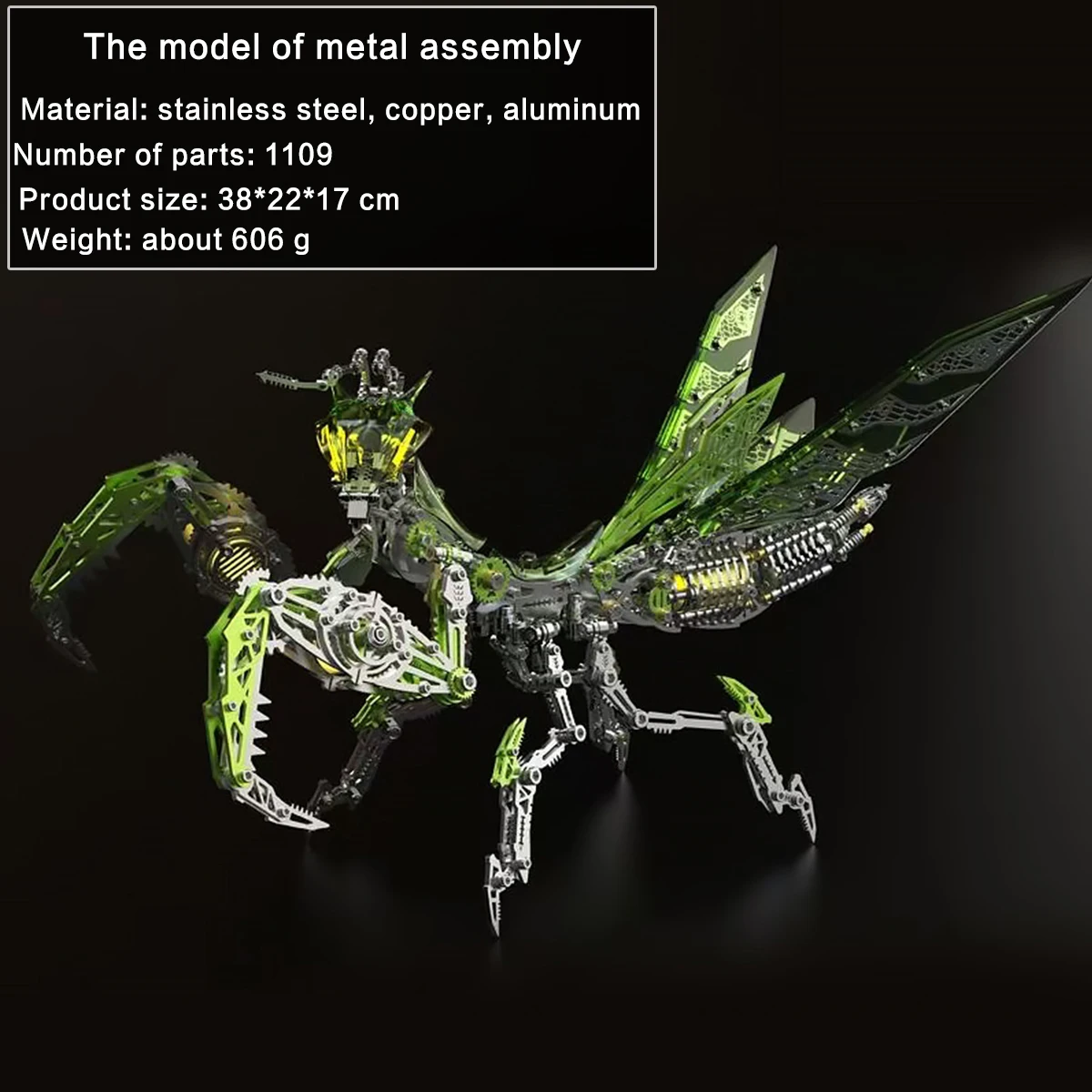 3D Puzzle Mechanical Mantis Me - Metal 3D Puzzle Stainless Model Kit review and price