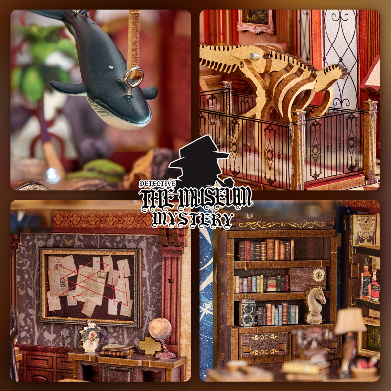 Zuuton DIY Book Nook Kit The M - Diy Miniature Dollhouse Kit Book Nook review and price