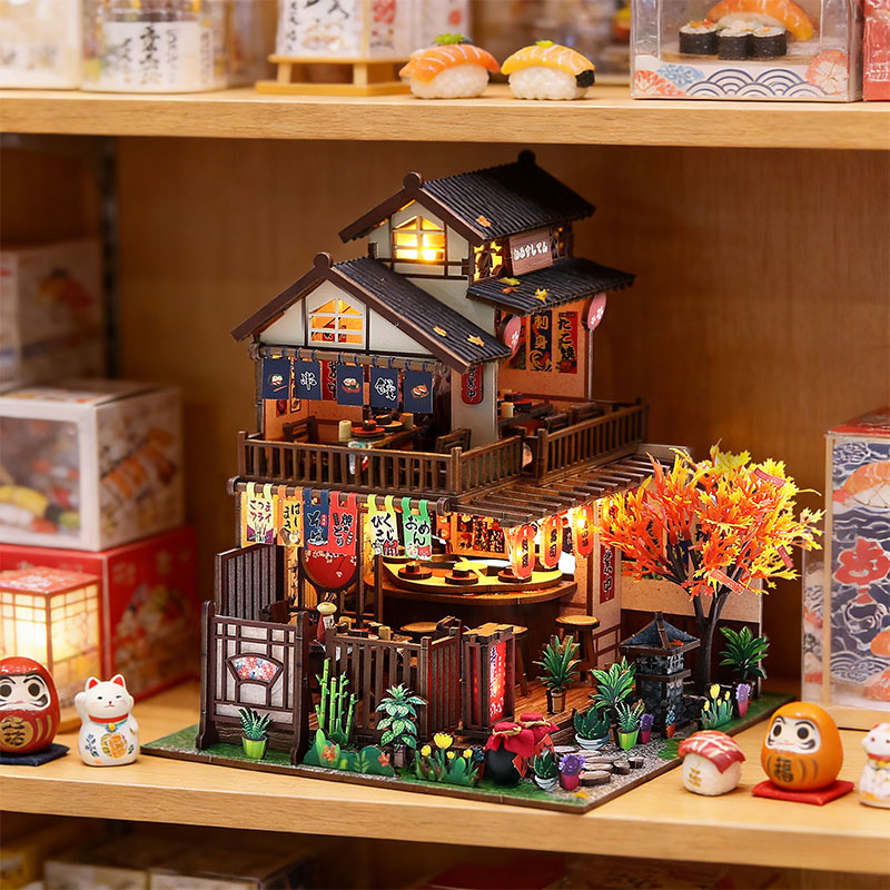 Japanese Izakaya Sushi Restaur - Miniature Led Light Kit For Dollhouse review and price