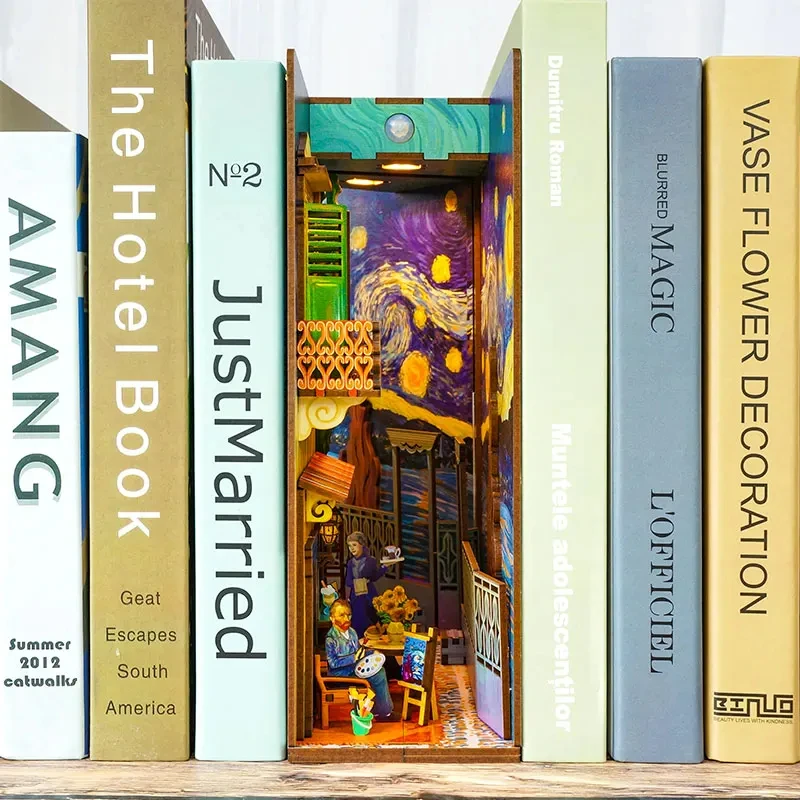 New DIY Wooden Book Nook Shelf - Book Nook Shelf Insert Alley Diy review and price
