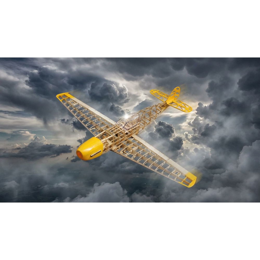 BF109 1020mm Laser Cut Balsa W - Laser Cut Wooden Model Kit Assembly review and price